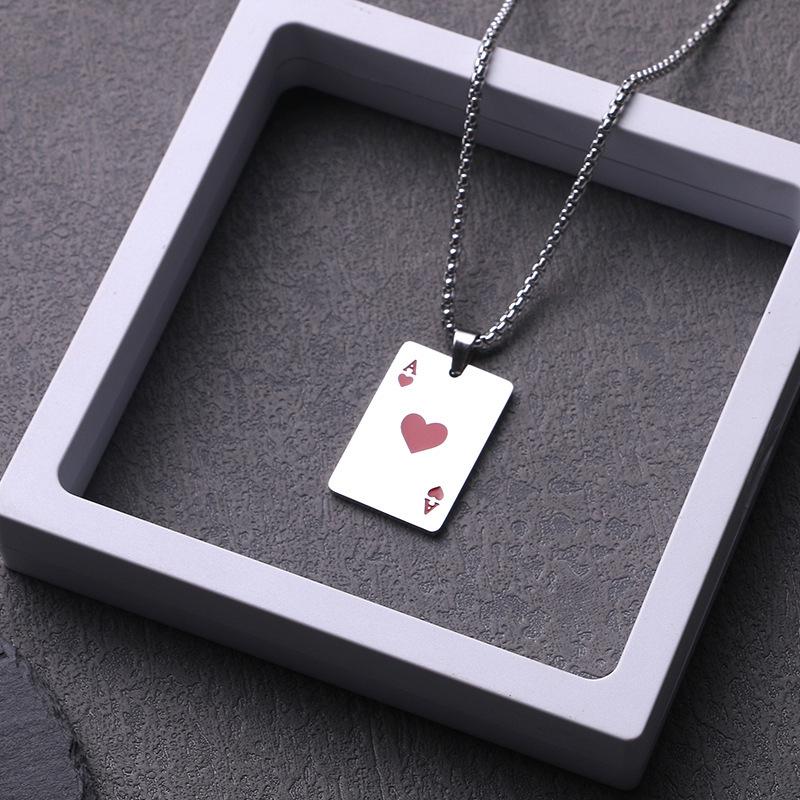 Men's Titanium Steel Hip Hop Pendant Necklace - Trendy, Non-fading Street Style