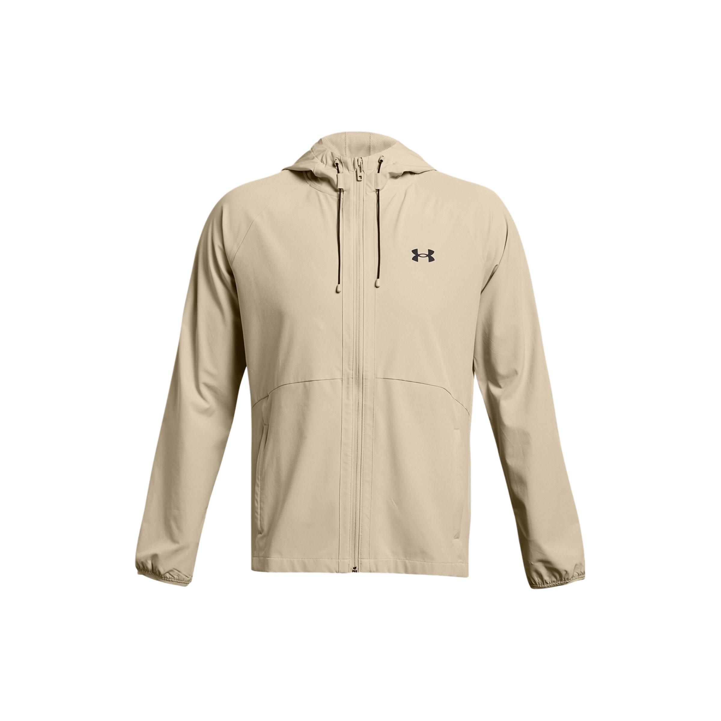

Under Armour Logo Print Breathable Long Sleeve Jacket Men jackets Light-Khaki 1377171-289 XL
