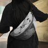 Breast Bag Men'S And Women'S Outdoor Sports City Leisure Fanny Pack Trendy Brand Versatile Messenger Bag Small Backpack Walking Cycling Bag