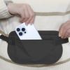 Slim Running Belt Water Resistant Fanny Pack Women Men Adjustable Running Waist Bag 2 Pocket Phone Holder for Walking