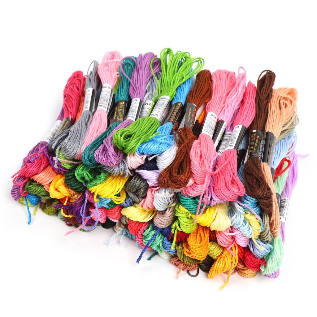 100Pcs Sewing Threads Color Polyester Household HandMade DIY Projects Craft Gift