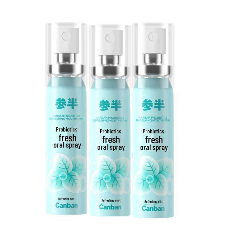 Canban Cool Mint Probiotic Oral Spray 3-Pack