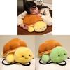 Plush Turtle Cartoon Pillow With Soft Short Pile Fabric For Kids And Teens