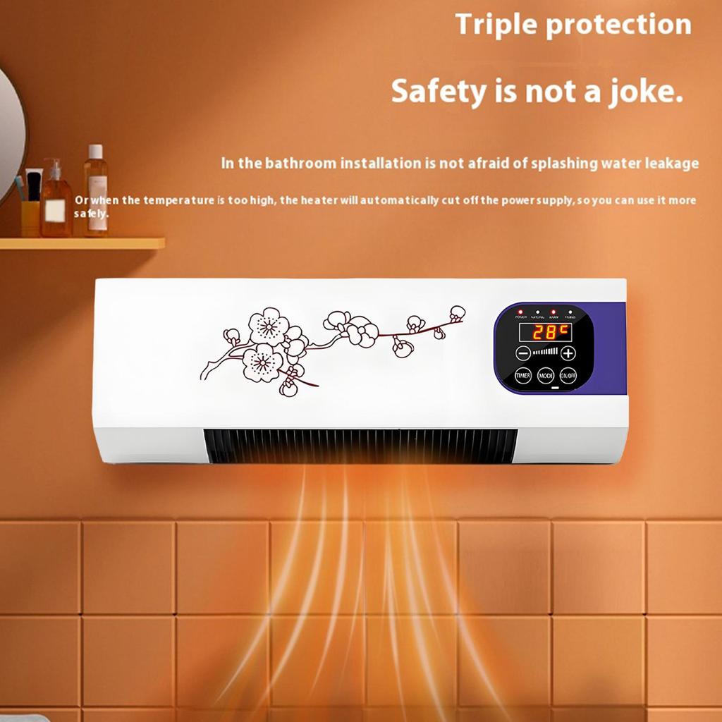 Kleine Wandklimaanlage Tragbar Kalt und Warm AC Wandmontage Komfortabler Lüfter Zubehör Für Büros Schlafsäle