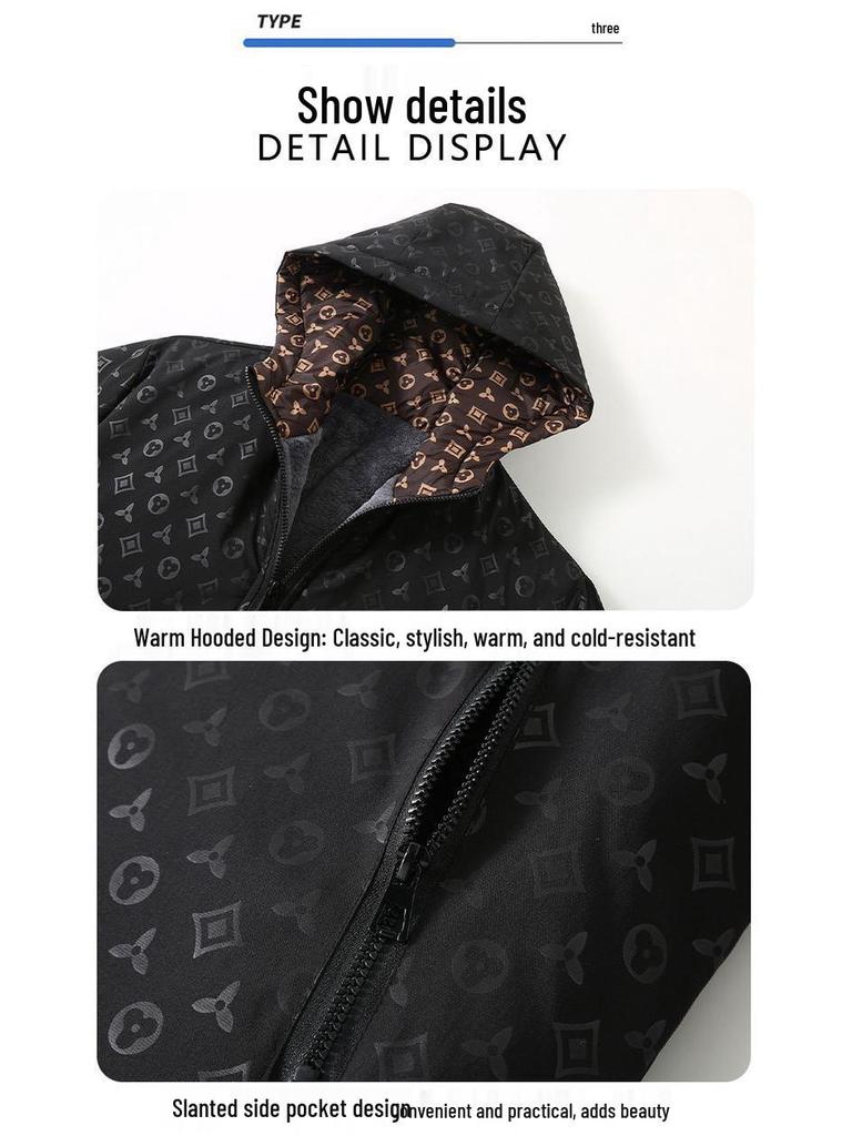 Europejska Modna Męska Kurtka Jacquard w Kratę ze Stójką - Koreański Styl Wiosenno-Jesienny Casualowy Top