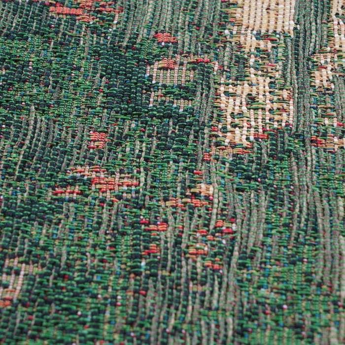Vintage Living Room Rug Green Multicolour 200x290