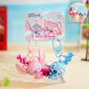 Official Authentic Stitch Heart-shaped Pendant Plush Hanger Cute Pendant Bag Decoration Cartoon Fan Collection Gift