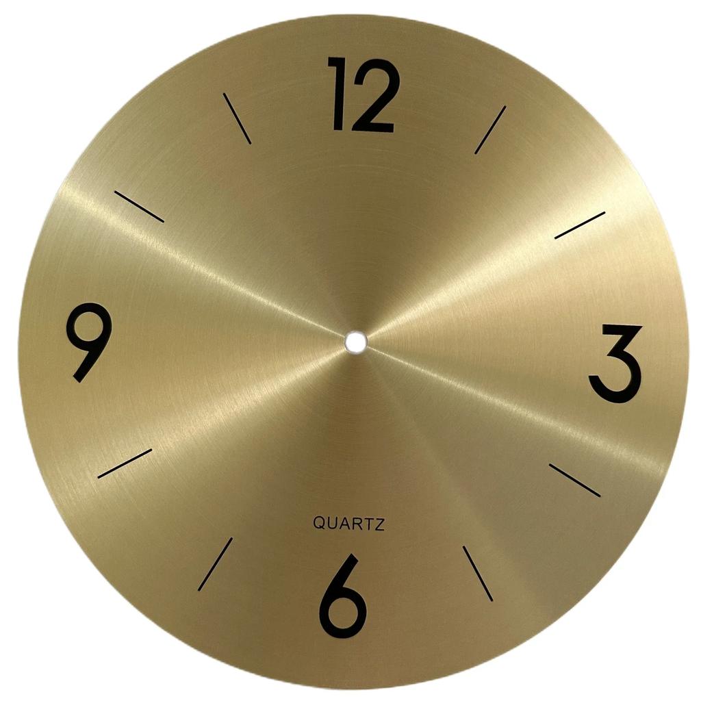 Practical High Quality Clock Dial Face Clock Arabic Numeral DIY Home Decoration Quartz Wall Clocks 11.14inch Aluminium