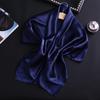 90cm Solid Colors Neckerchief Hijab Scarf For Women Soft Satin Headband Hair Scarves Female Square Shawls Head Scarfs For Ladies
