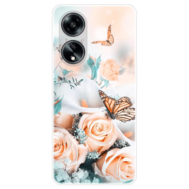 For OPPO Reno10 Reno 10 Pro A98 A 98 5G deksel mykt silikon bakdeksel tegneserie telefonveske Stjernehimmel