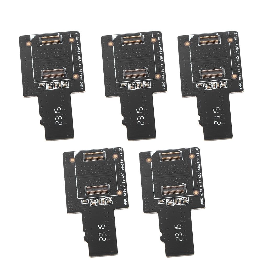 5 Pcs EMMC to USD Board Produce Intermittent Images Precise EMMC to Storage Card Adapter Board for