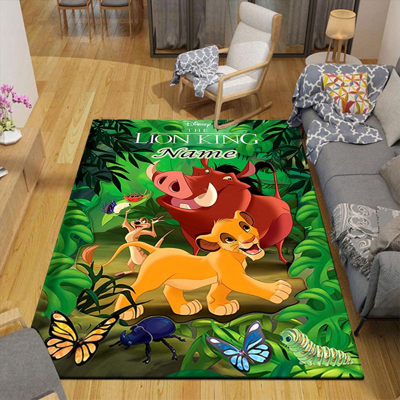 Custom 1Pc Lion Sunset Adventure Rug Office Carpet Indoor Outdoor Entrance Doormat Nonslip Soft And Comfortable Living Room D916103