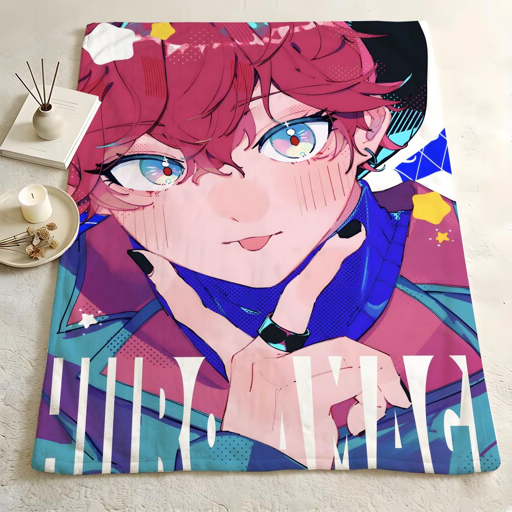 Anime E-Ensemble S-Stars Throw Flannel Blanket Skin Soft Suitable for Sofa Living Room Bed Travel and Gifts