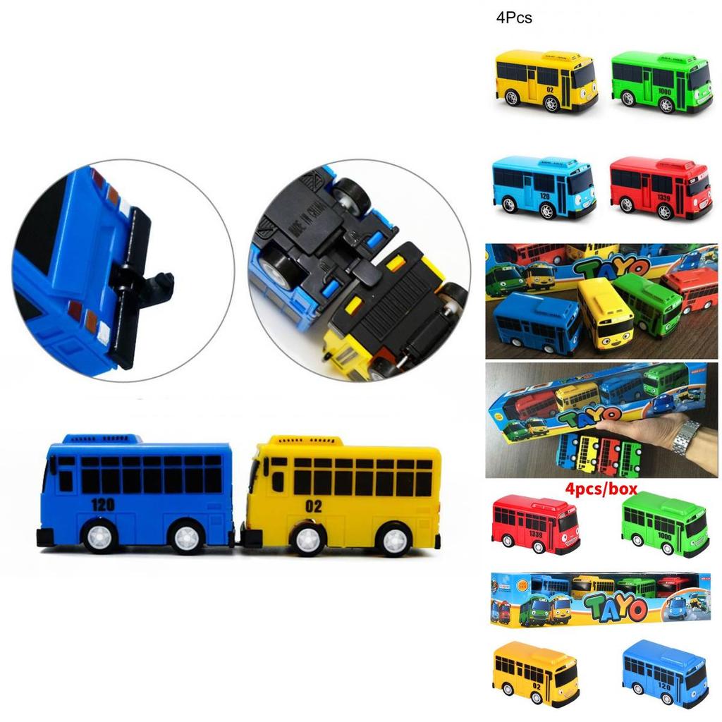 High-quality Mini Bus In Nine Colors With Working Doors Educational Toy Set