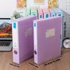 A4 Pastel Plastic File Folders - Heavy-Duty High Quality Document Organizer with Snap Closure, Multi-Color Assortment for Office