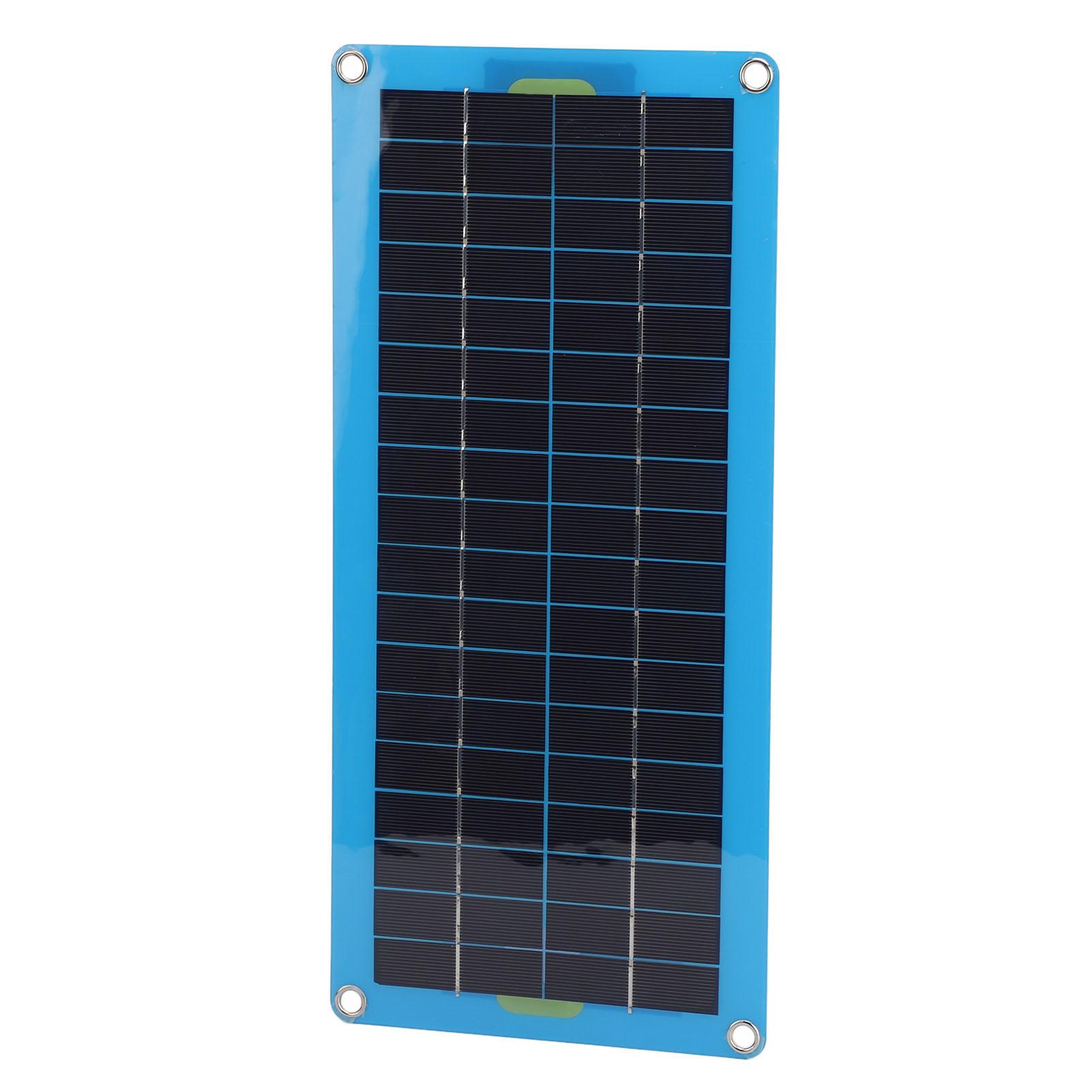 

Солнечная панель Монокристаллический кремний 30 Вт Водонепроницаемая Жаростойкая Комплект зарядного устройства для солнечной панели Для Низких