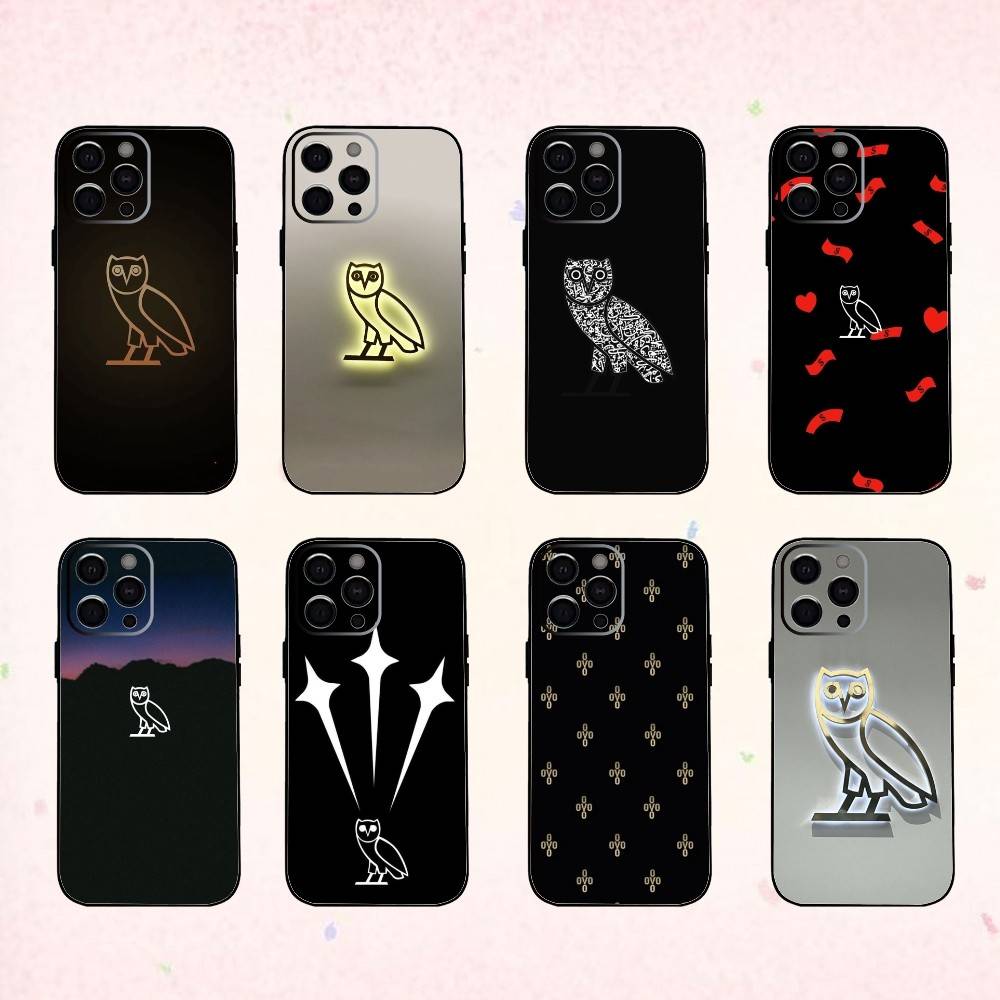 Drake O-OvO OWL Phone Case Silicone Soft For IPhone 17 16 15 14 13 12 11 X XR Plus Pro Max Plus