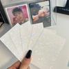 50pcs Macaron Color Photo Cover Frosted Double Layer Card Film Album Small Card Protection Case Idol Photo Card Case
