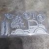 Fustella da taglio goffratura a forma di albero di Natale e auto Fai da te Stencil per Scrapbook Stampo Decorativo