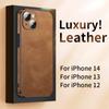 For Iphone 14 Cover Camera Lens Protector Silicone Leather Phone Case For Iphone 14 13 12 Pro Max Mobile Cellphone Funda Coque