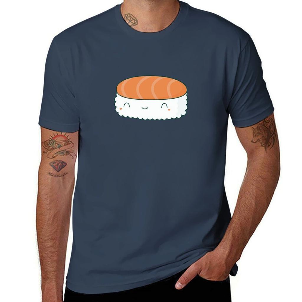 Cute Kawaii Sushi TShirt t shirt man casual man t shirts cotton TShirt