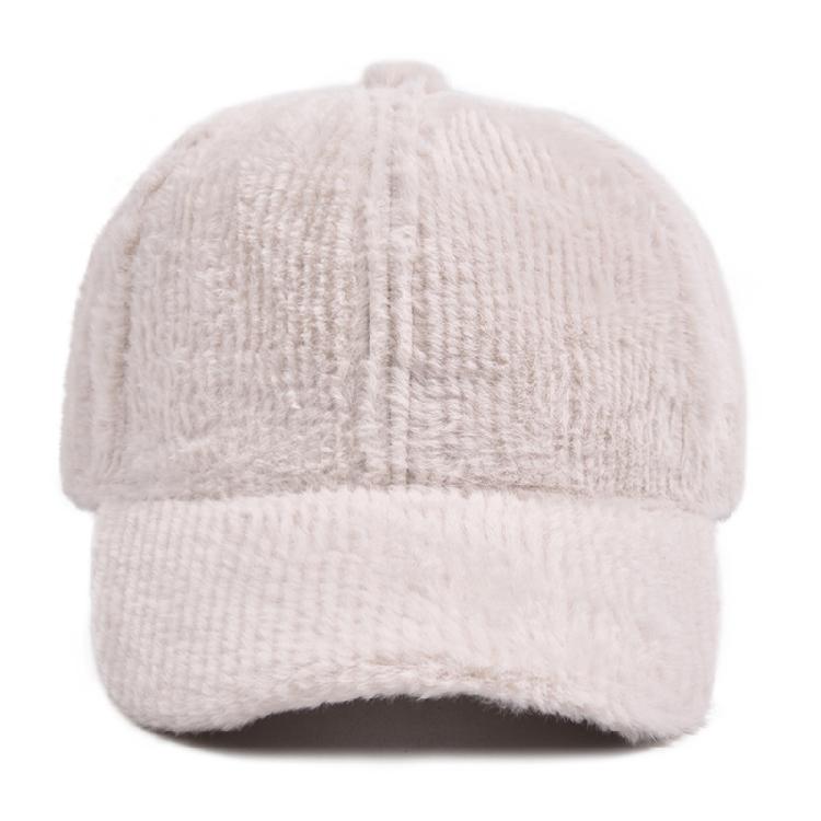 Fashion Baseball Hat Thick Caps Windproof Long Brim Caps Winter Autumn Plush Hat