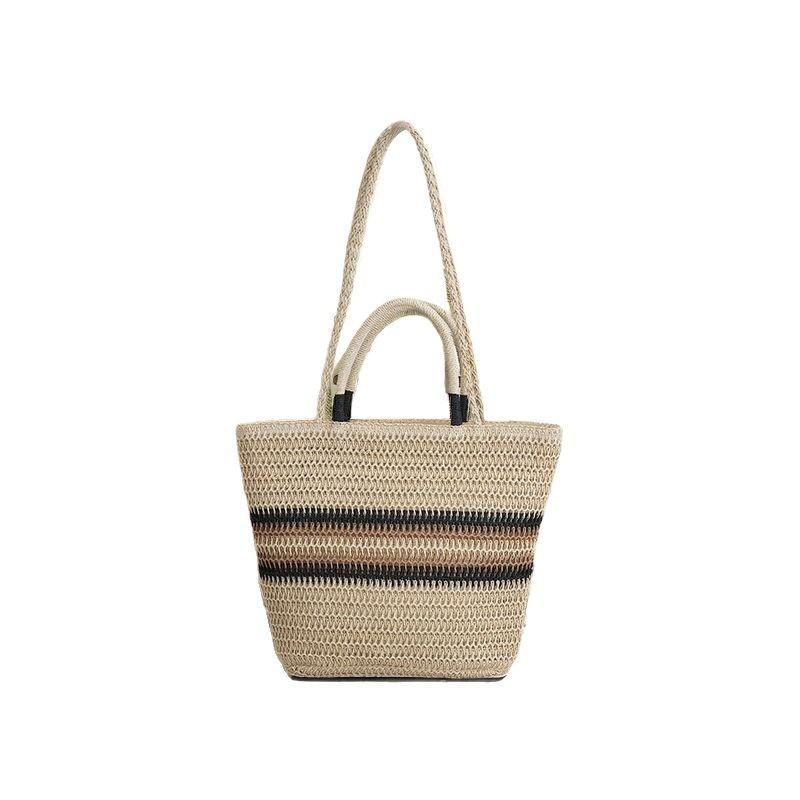 Large Capacity Straw Bag Women's New Commuter Versatile Shoulder Bag