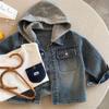 Giacca di Jeans con Cappuccio alla Moda Stile Giapponese per Ragazzi - Disponibile