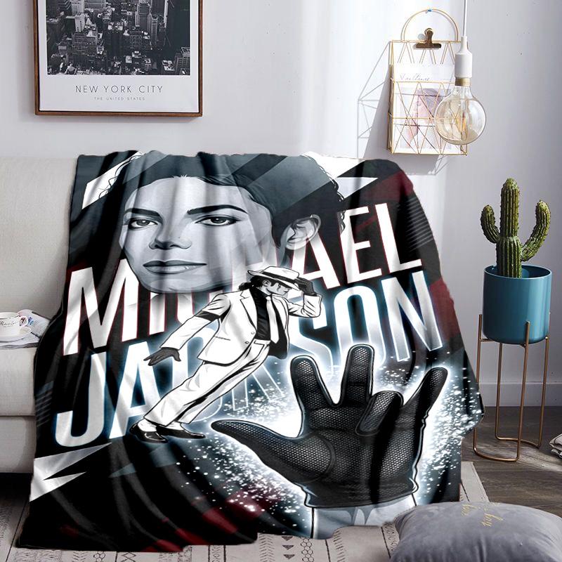 Michael Crowned Legacy Throws Blanket Flannel Blankets Plush for Couch Bed Gifts for Men Women Travel picnic blanket Christmas fan gifts
