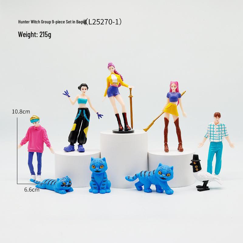 K-Pop Demon Hunter Plush: Cross-Border Anime Tiger Star Model