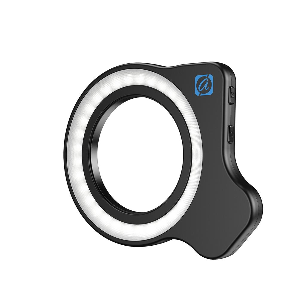 Portable Phone Macro Lens Ring Light Phone Lens Fill Light 3200K 4400K 5600K Color Temperature 5 Levels Brightness CRI