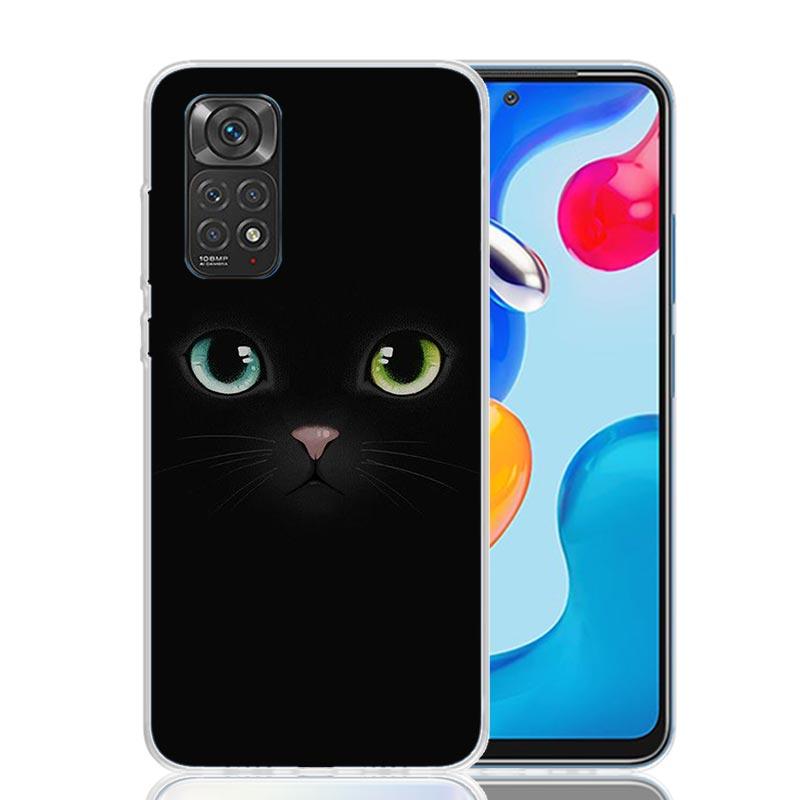 Cat Cute Kitten Cartoon Phone Case For Xiaomi Redmi Note 15 14 13 12S 12 Pro Plus 11S 11E 11 11T 10S 10 Art Soft Pattern Cover R