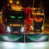 Truck Car Devil Eye LED Pixel Panel Light Matrix Pixel Panel Soft Foldable Lighting Scrolling for Truck Remote Control 12V 24V