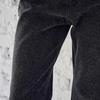 Maxza Cubic Leopard Wide Black Denim Pants Ze03ql004na