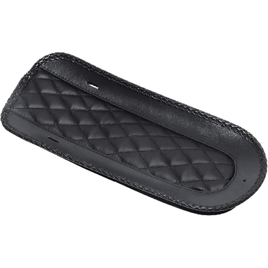 Black Vinyl Leather Rear Fender Bib For Harley Touring 2008-2023