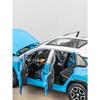 1/22 Toyota RAV4 SUV Alloy Diecast Model Car Toy 6 Doors Can Be Opened Pull Back Sound and Light Vehicle Toys Collectibles Gifts