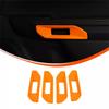 For Ford Ranger  2024 Car Door Armrest Cover Frame Trim Interior Accessories Orange-A87Q