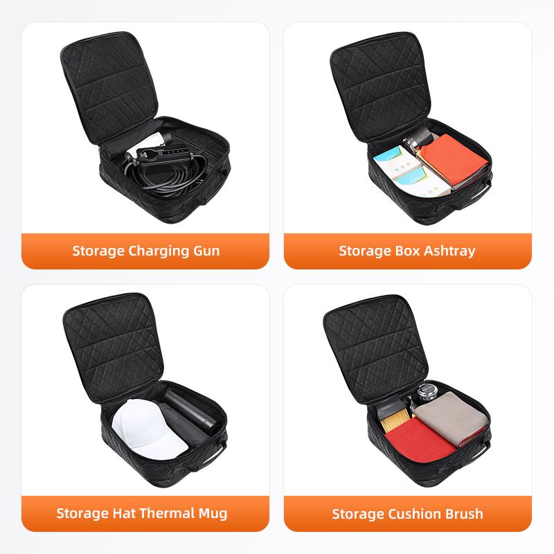 Car NEV Charging Gun Storage Bag EV Organizer Box For Mercedes Benz AMG W203 W205 W206 W211 W220 W212 W201 W210 W108 W168 W214