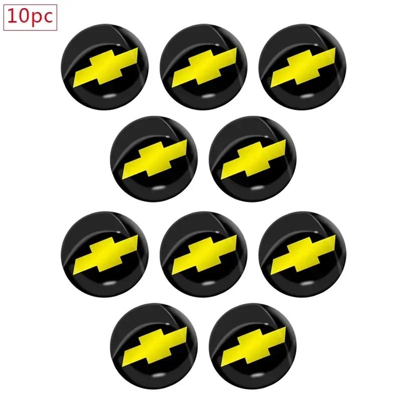 

10PCS 15mm Car Stickers Accessories Decoration Protection For Chevrolet Cruze Trax Sail Malibu Captiva Vauxhall Astra J Corsa чёрный