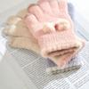 Wool Knitted Wool Mittens Touchscreen Full Finger Guantes Unisex Outdoor Cycling Gloves  Outdoors