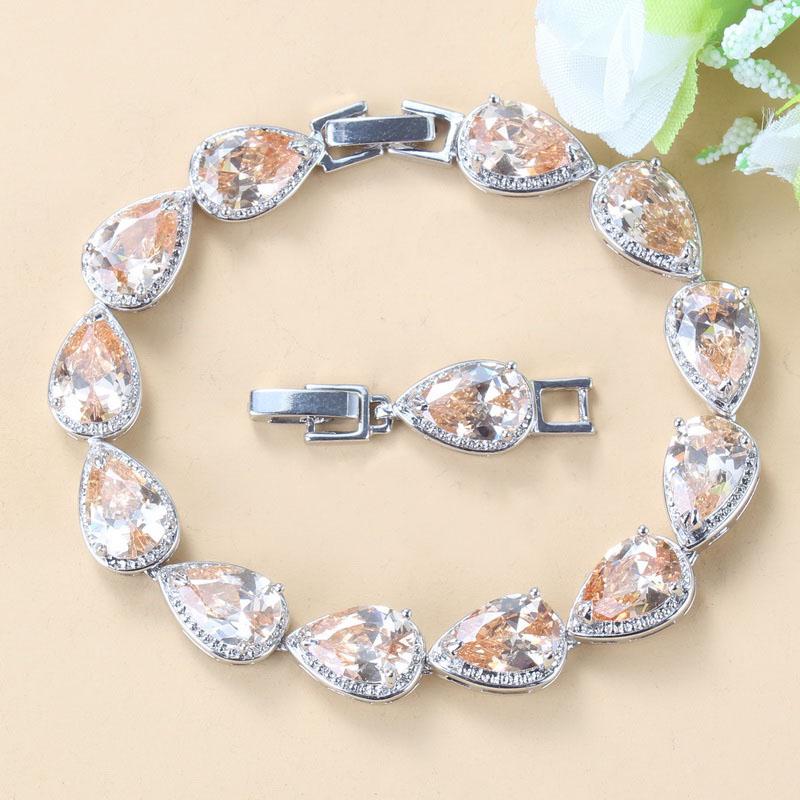 10-Color Health Fashion Jewelry  Cubic Zirconia   Green Female Bracelet Bangle For Women Trendy Accessories