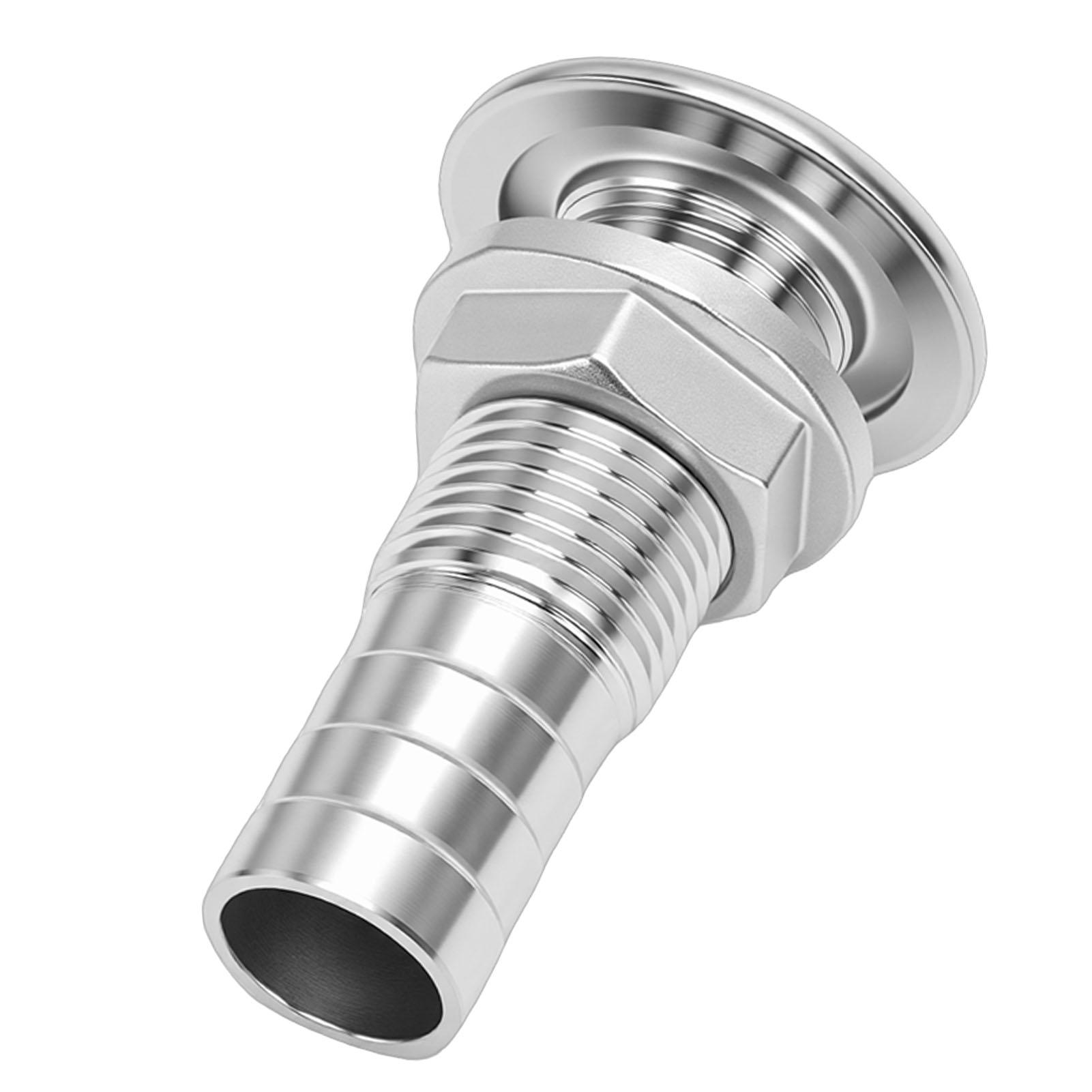 

Thru Hull Fitting Marine Grade 316 Stainless Steel Water Drain Outlet Thru Drain Connector for Boat 1 2 Inch Half