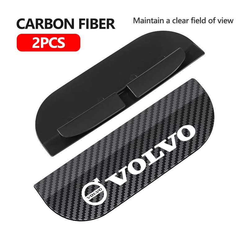 

2pcs Carbon Fiber Car Rearview Mirror Rain Shield Eyebrow Protector For Volvo XC60 XC90 S60 S80 V60 C70 S40 C30 V90 V60 C40 XC40