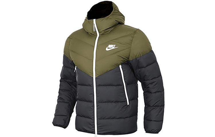 Nike Down Jackets Men s Green Black Multicolor Hooded Moderate Other 928834-395 M