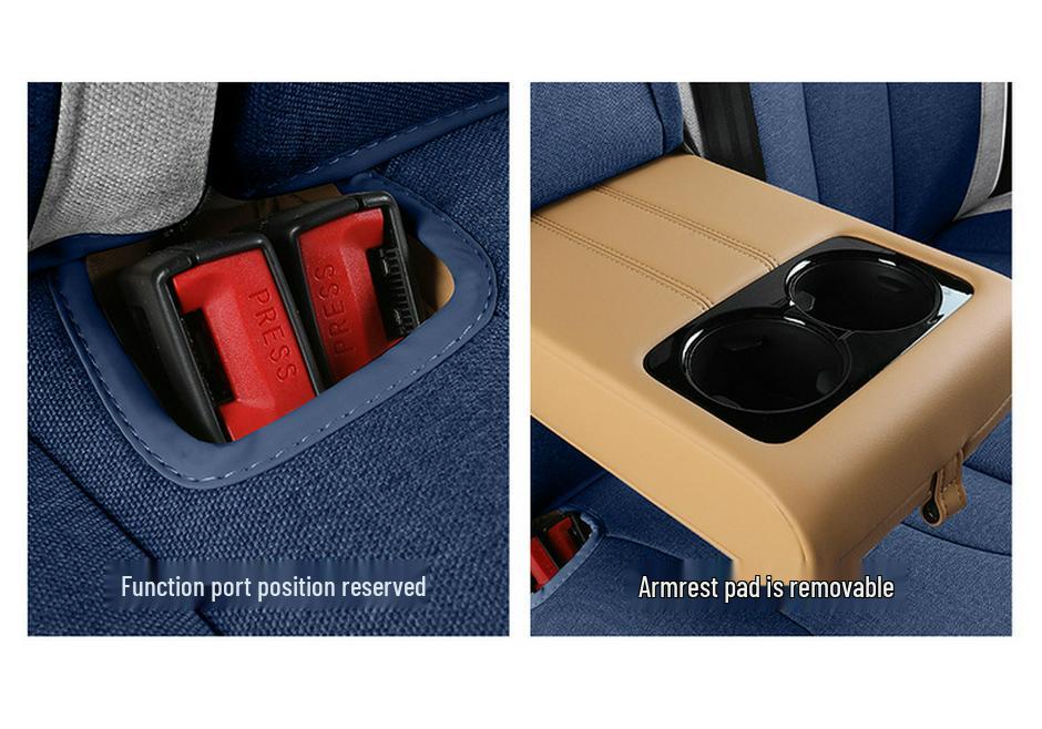 Roewe D5X DMH Linen Car Seat Cushion - New Style for All Seasons