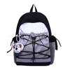 Schoolbag color matching backpack women travel light leisure large capacity commuter outdoor backpack ins high school college bag