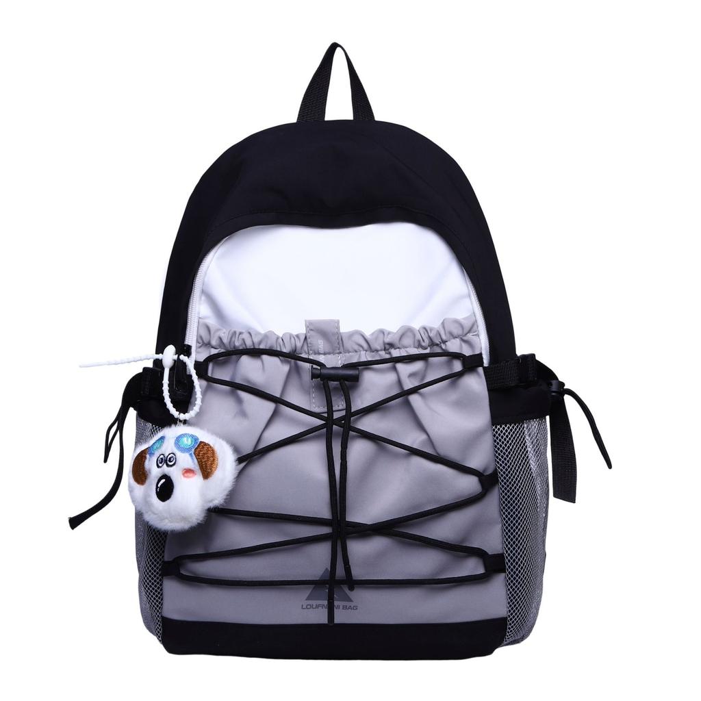 Schoolbag color matching backpack women travel light leisure large capacity commuter outdoor backpack ins high school college bag
