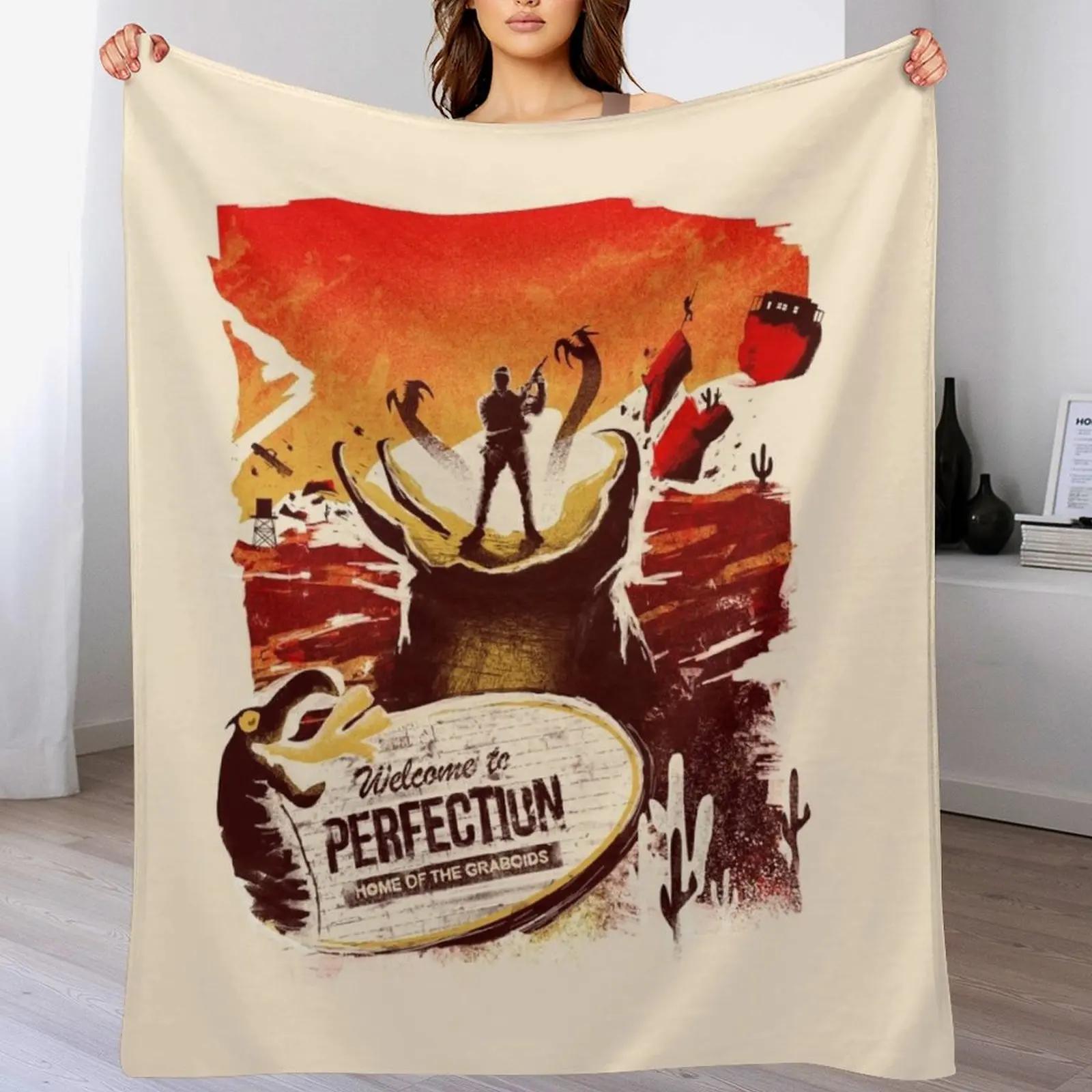 

Graboids Throw Blanket Warm Cozy Throw Blanket for Living Room Couch 102x76cm(40x30in)