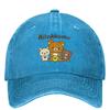Rilakkuma Logo Casual Baseball Cap Spring Trucker Hat Wholesale Tennis Skate Hip Hop Hats UnisexTeens y2k Cool Baseball Caps