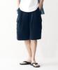 Beokis Sweat Cargo Shorts [Navy]